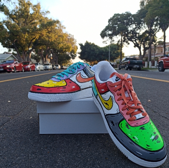 Cartoon style Air Force ones